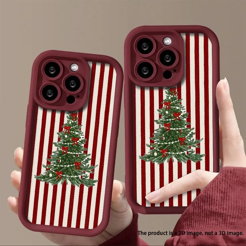 Apple Iphone 15 - Funda para teléfono con diseño navideño