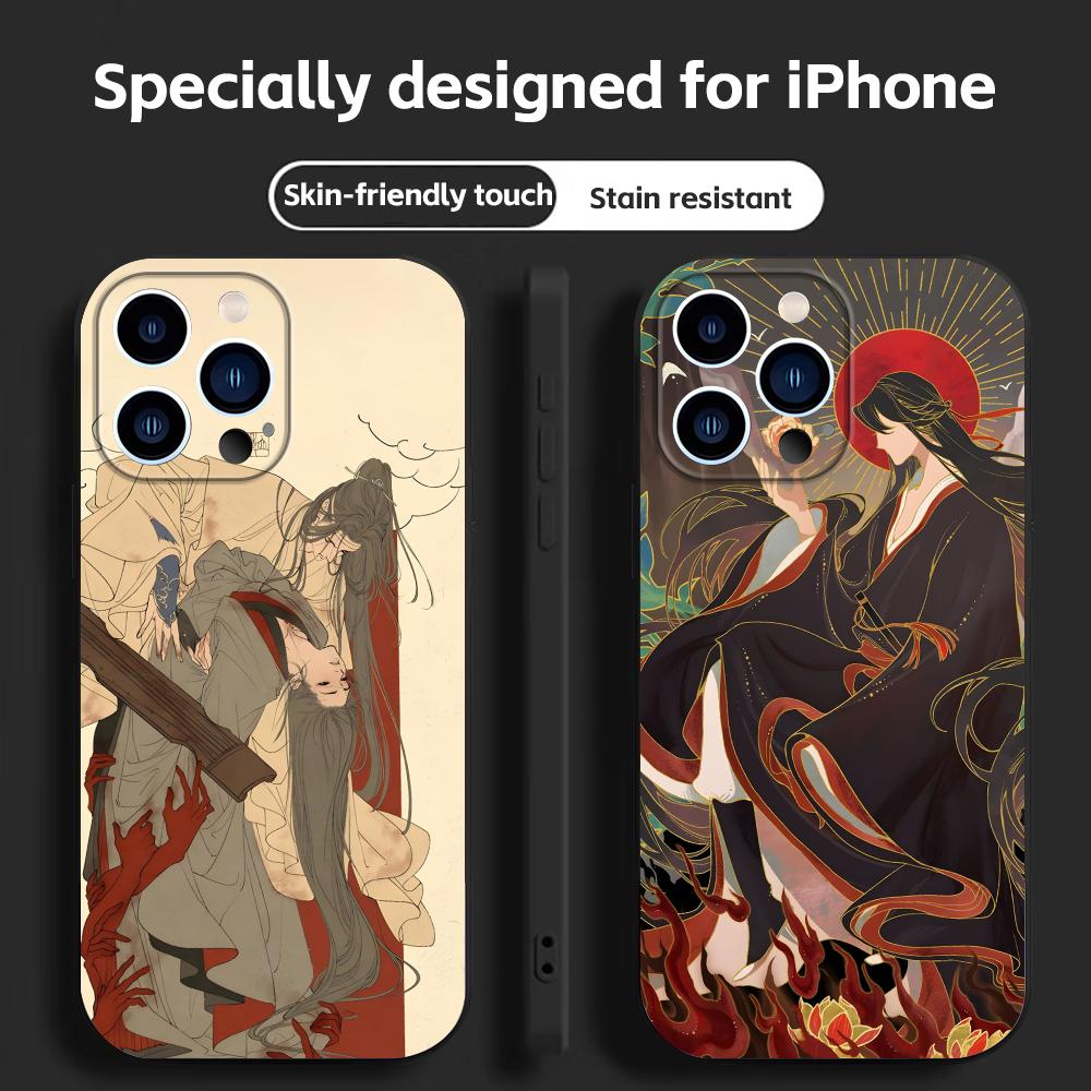 Apple Iphone 15 - Funda de teléfono de anime Mo