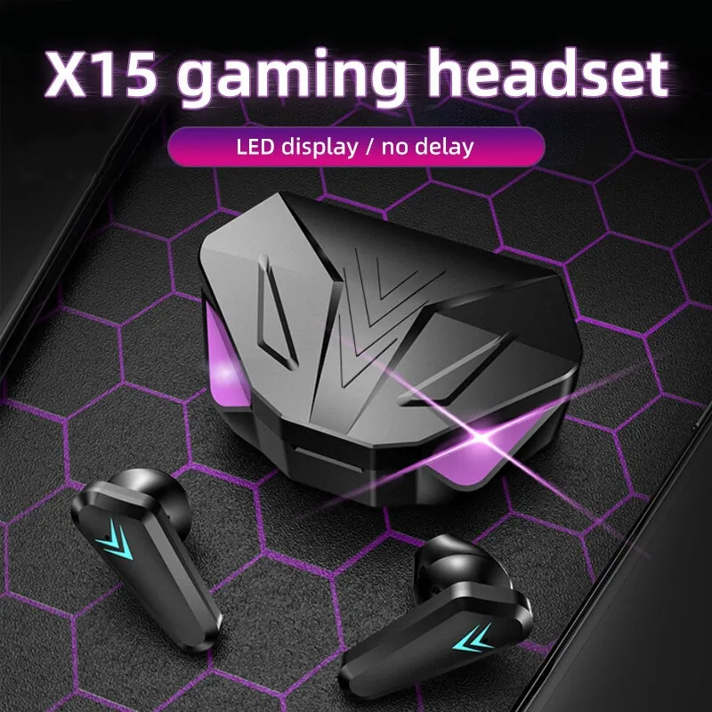 Phone Accessories Amazon - Auriculares X15 TWS para videojuegos, inalámbricos