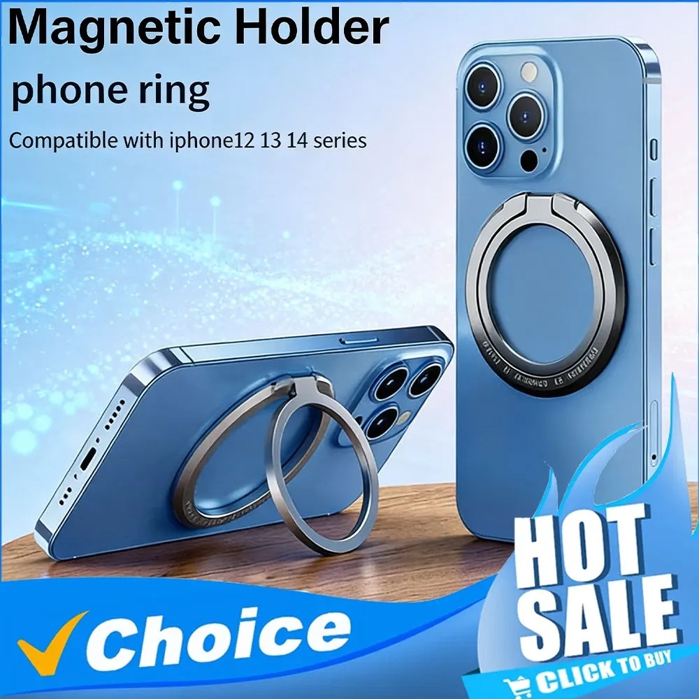 Phone Accessories Useful - Soporte magnético para teléfono con anillo