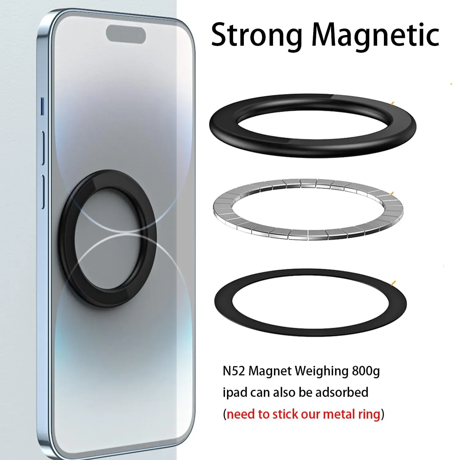 Soporte Magnético Adhesivo par - Phone Accessories Useful reseña y precio