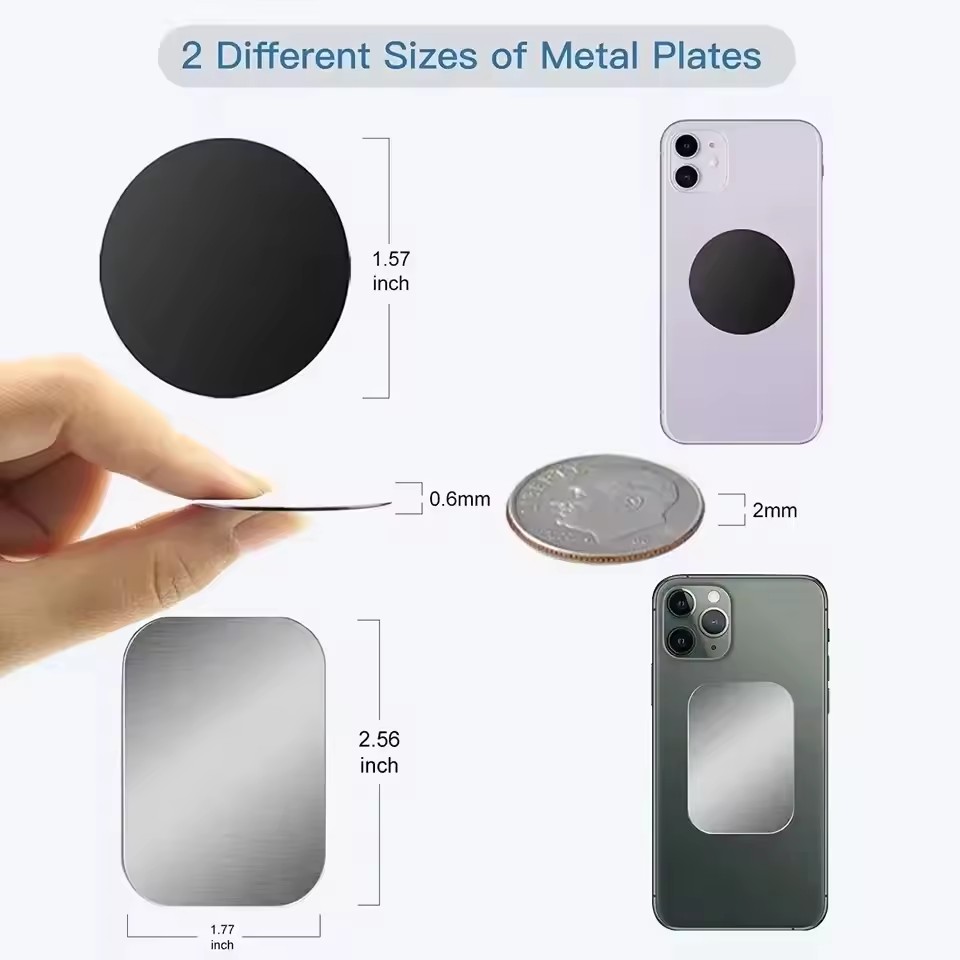 5/10 unidades de placas metáli - Phone Accessories Holder Car reseña y precio